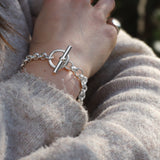 Silver T-bar Belcher Chain Bracelet