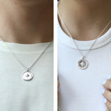 Sterling Silver Wander Compass Pendant