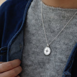 Sterling Silver "Not All Who Wander" Necklace