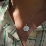 Sterling Silver Angel of Protection Necklace
