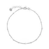 Sterling Silver Bobble Anklet
