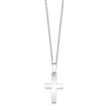 Silver Cross Necklace No.1 - 19mm