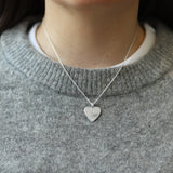 Sterling Silver Perfectly Imperfect Heart Pendant