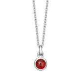 Sterling Silver Birthstone Necklace