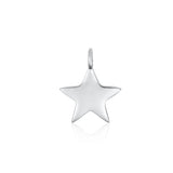Sterling Silver Organic Star Pendant