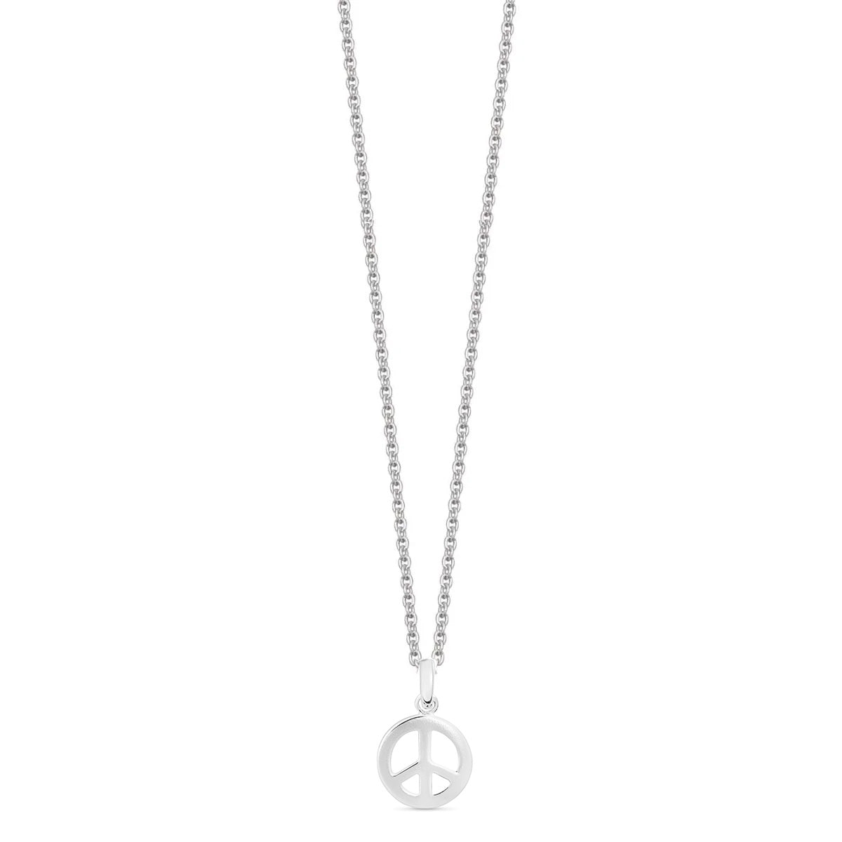 Mini Sterling Silver Peace Necklace