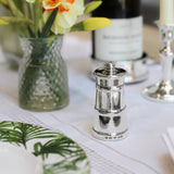 Silver Churn Peppermill