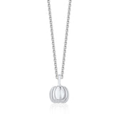 Sterling Silver Pumpkin Necklace