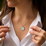 Sterling Silver Lucky Sixpence Necklace