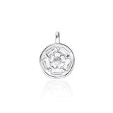 Sterling Silver Tudor Rose Pendant
