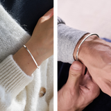 The Fine Square Silver Cuff