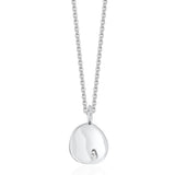 Sterling Silver Molten Pendant
