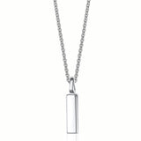 Sterling Silver Bar Necklace