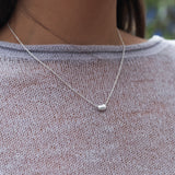 Sterling Silver Nugget Necklace