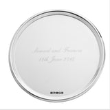 Sterling Silver Drinks Coaster Engraved