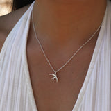 Sterling Silver Swallow Necklace