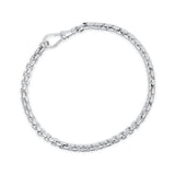 Silver Box Belcher Chain Bracelet
