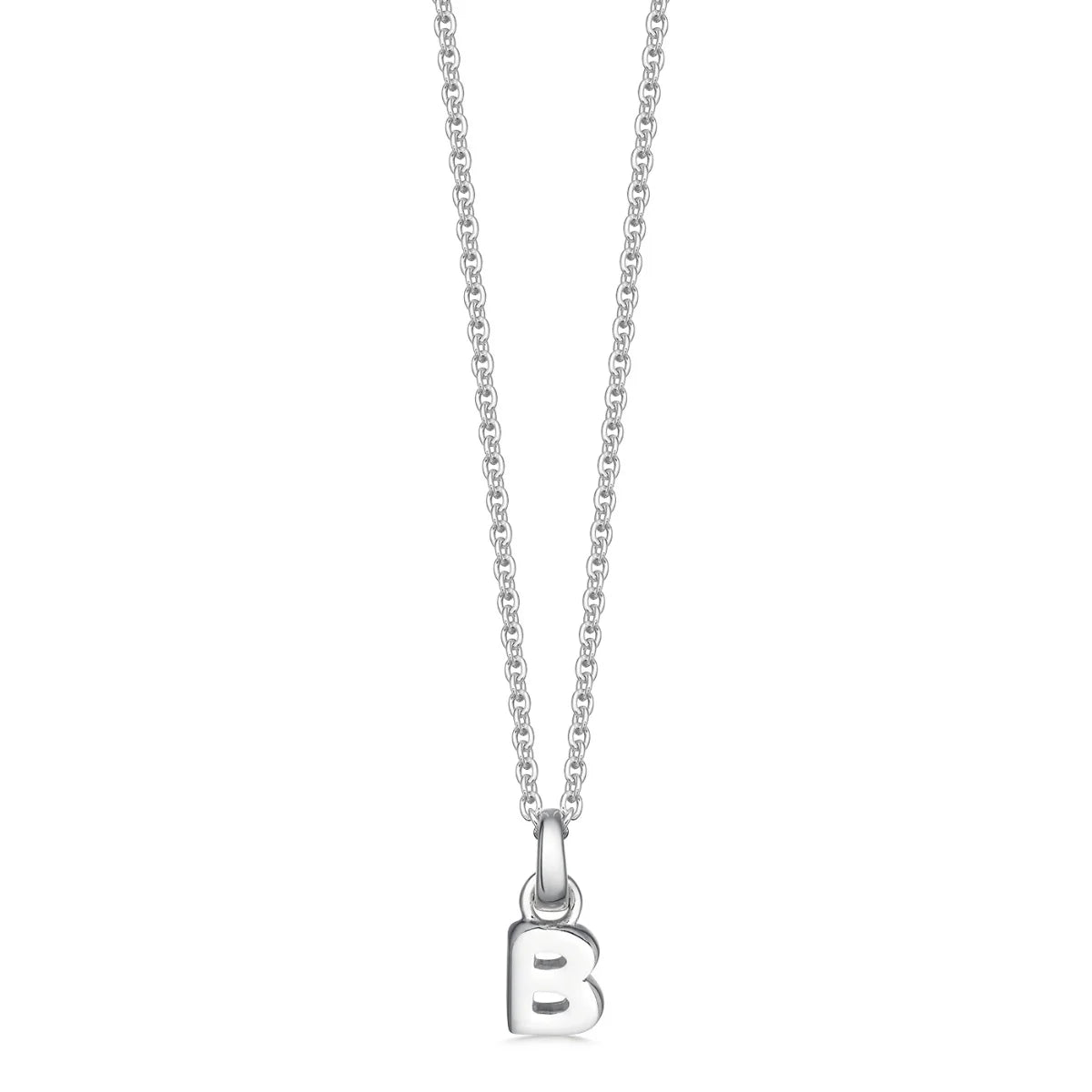 Letter b necklace silver clearance