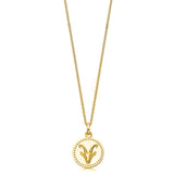 18ct Gold plated Silver Zodiac Necklace - hersey-and-son