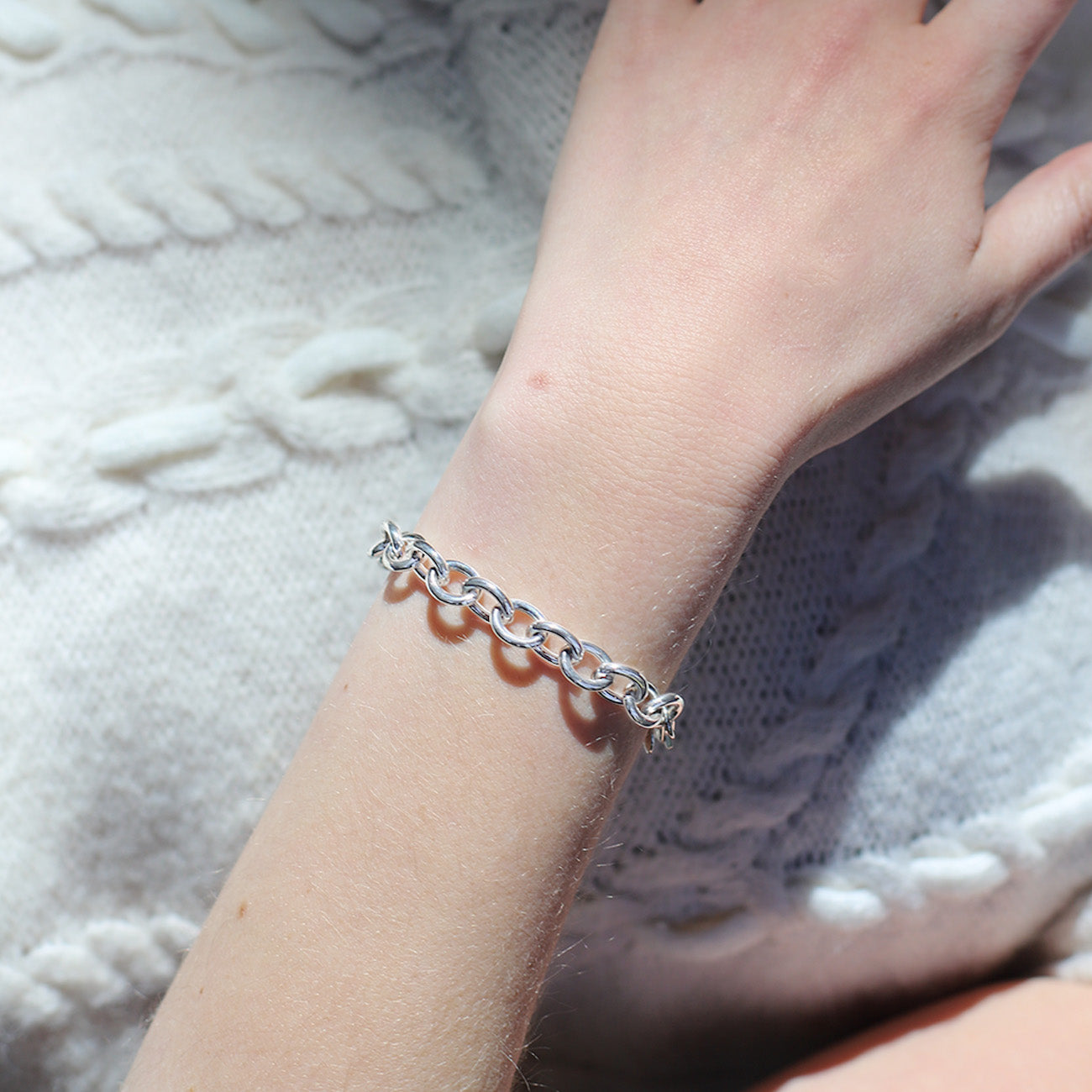 Classic Sterling Silver Chain Bracelet