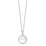 Child's Silver Pebble Pendant