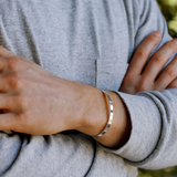 Men's Sterling Silver Cuff No.1 - 5mm