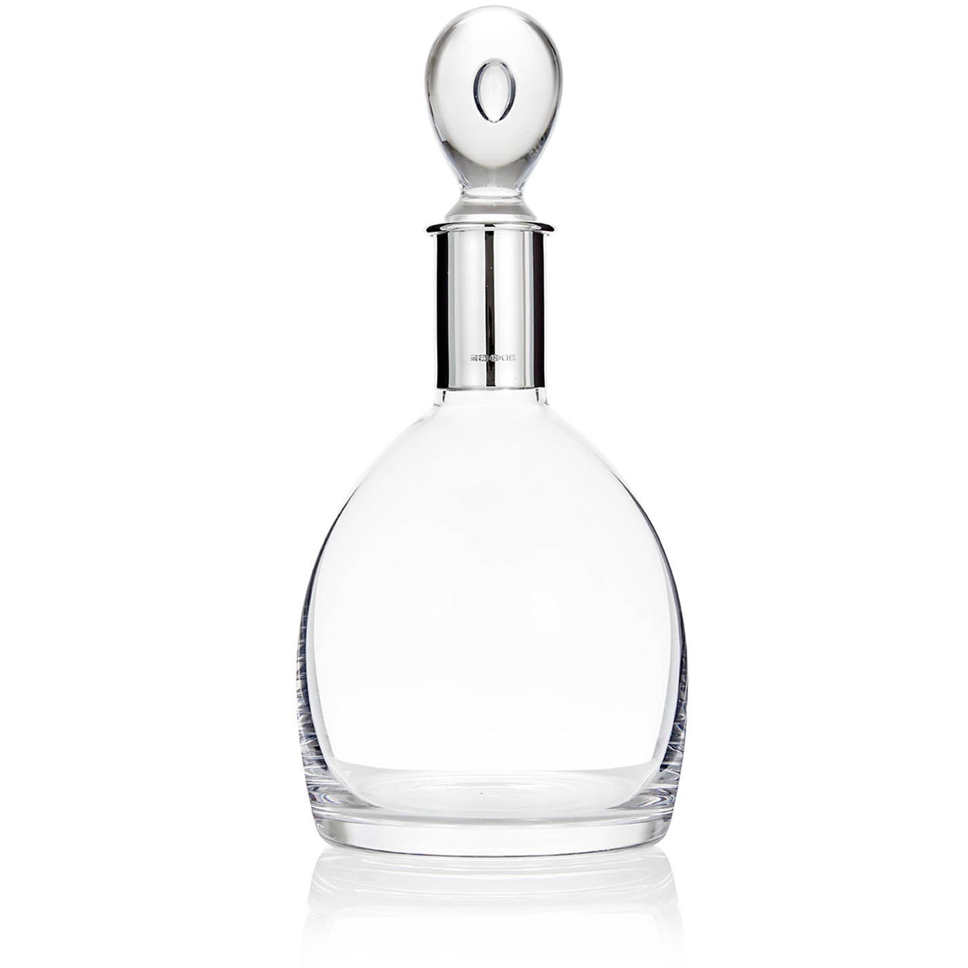 Sterling Silver Mounted Crystal Decanter No. 1