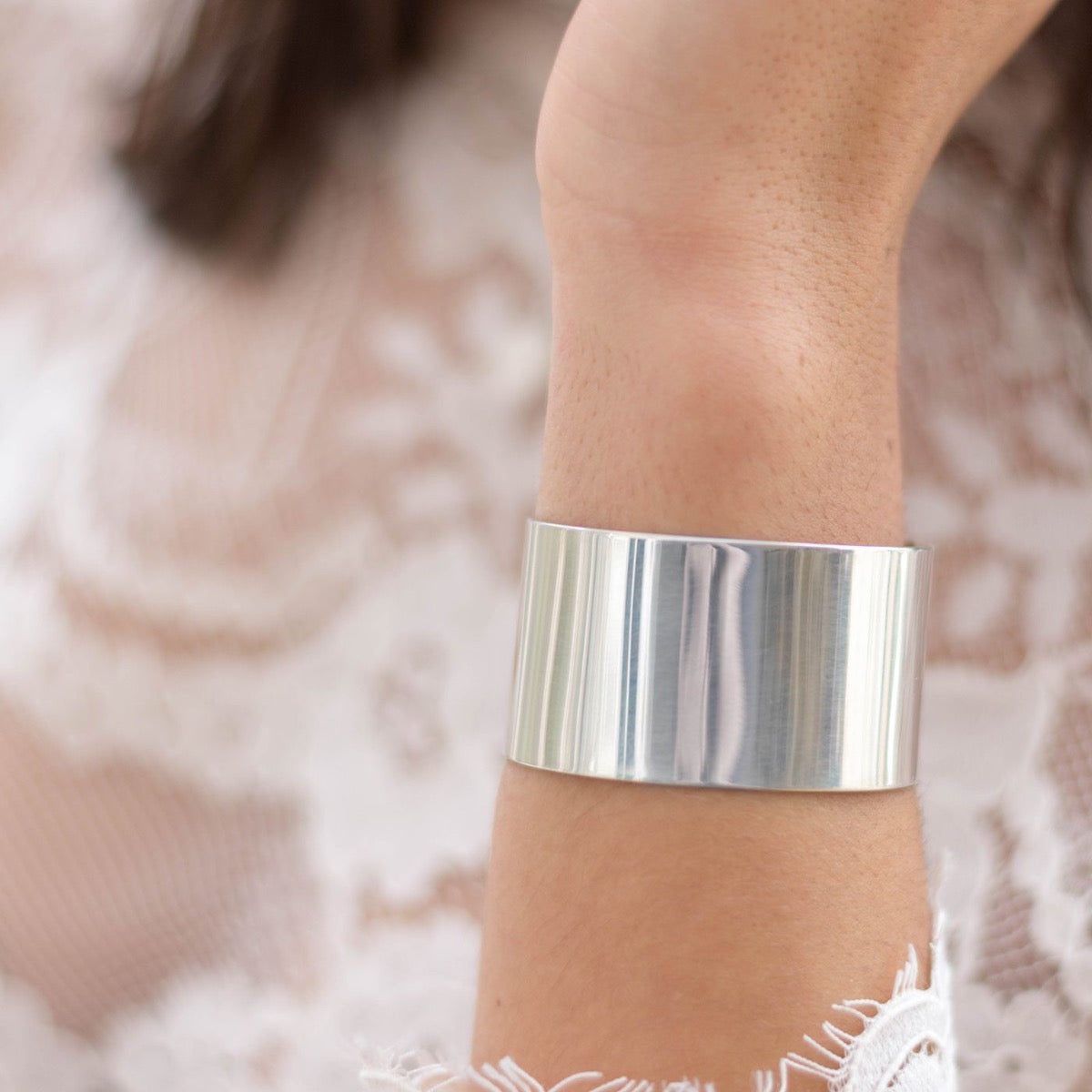 Silver Cuff Bangle for Ladies | Hersey & Son Silversmiths