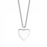 Sterling Silver Perfectly Imperfect Heart Pendant