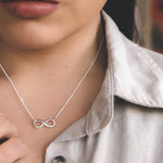 Infinity Charm Necklace - hersey-and-son