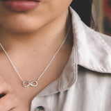 Infinity Charm Necklace - hersey-and-son