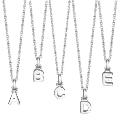 Silver Number Necklace