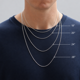 1.5mm Sterling Silver Cable Chain
