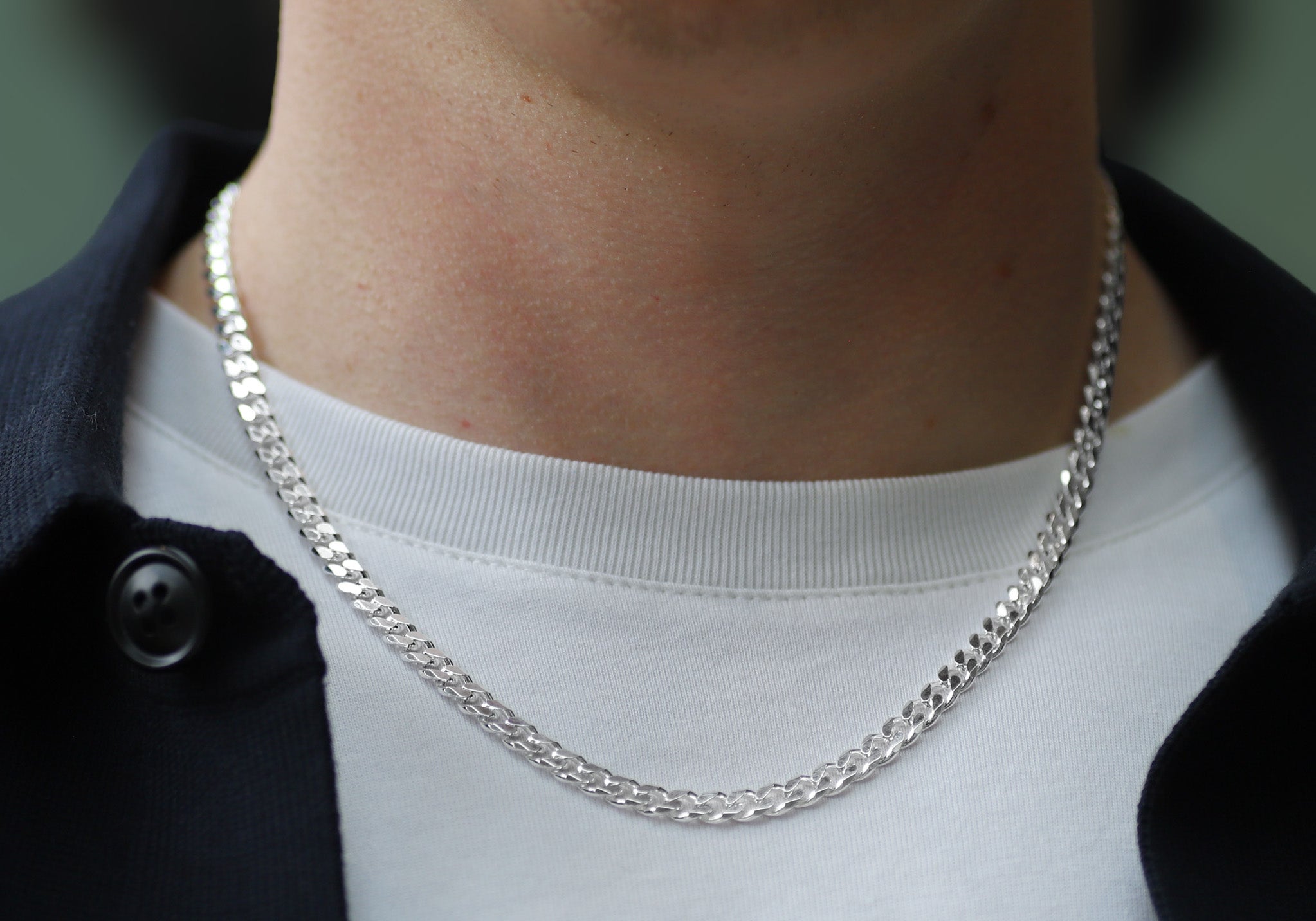 Sterling Silver Cable Chain Necklace 1.5mm | Hersey & Son