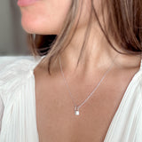 Sterling Silver Mini Padlock Necklace