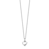 Mini Silver Heart Necklace