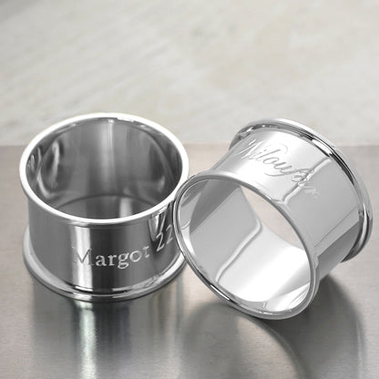 Round Silver Napkin Ring