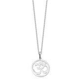 Silver Om Yoga Necklace
