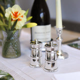 Silver Churn Peppermill
