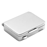 Sterling silver pill box in rectangular shape
