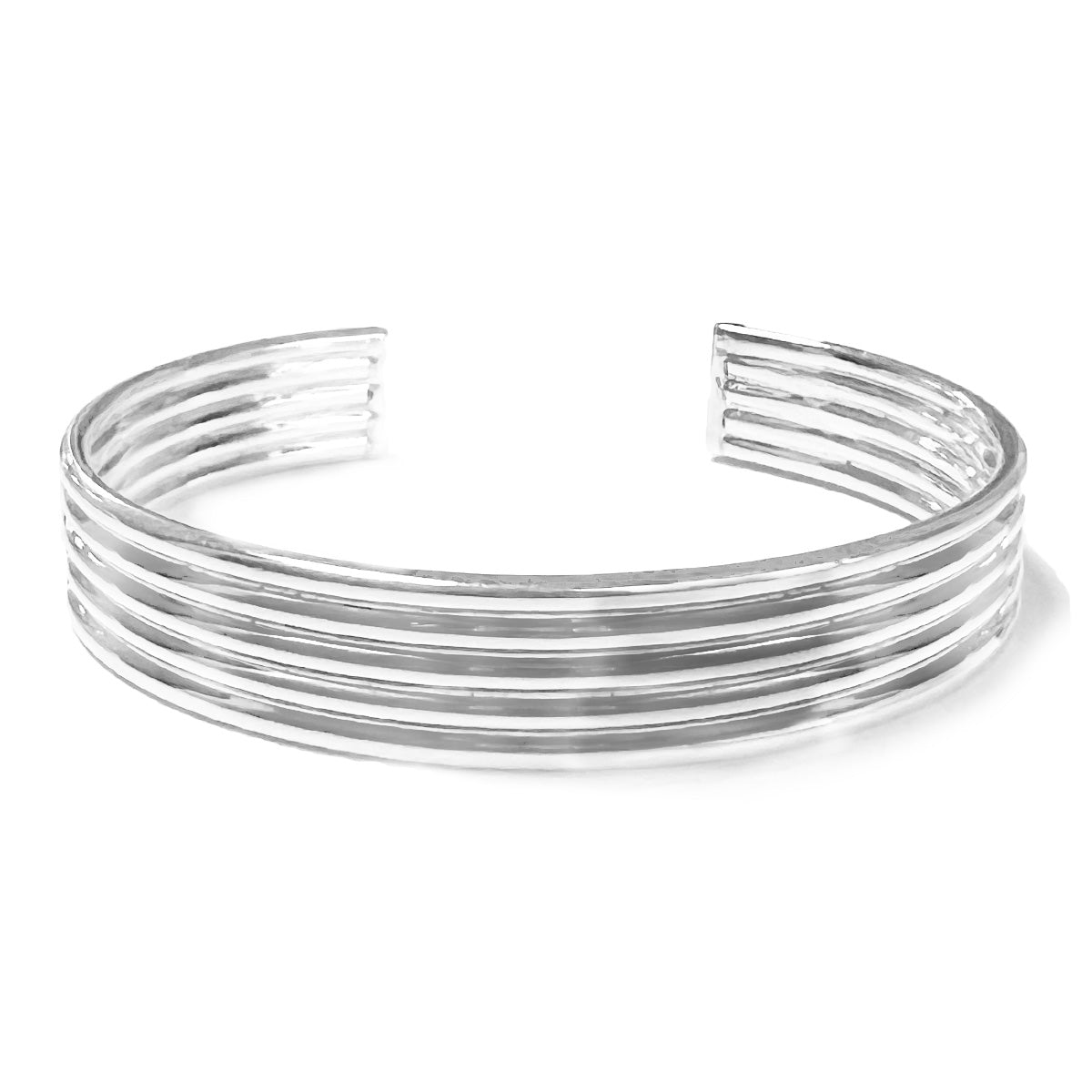 Sterling Silver 5 Wire Cuff Bracelet