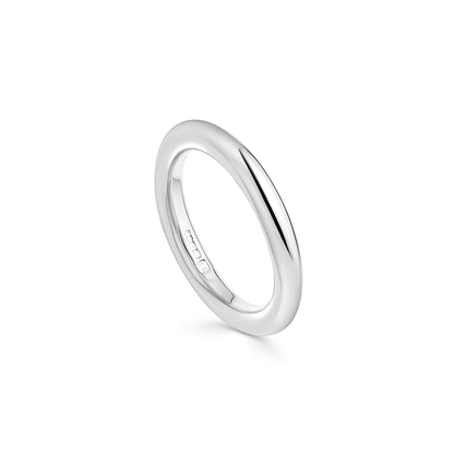 Deluxe Sterling Silver Halo Ring - 3mm