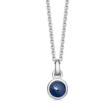 Sterling Silver Birthstone Necklace