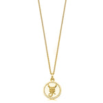 18ct Gold plated Silver Zodiac Necklace - hersey-and-son