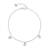 Sterling Silver Shell Anklet