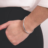 Silver Bangle No.2 - Classic Chunky 6mm