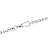 Silver Box Belcher Chain Bracelet - Albert Clasp