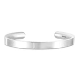 Mens Chunky Sterling Silver Cuff No.8 - 8mm Comfort Fit
