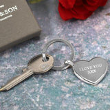 Sterling Silver Keyring - Heart