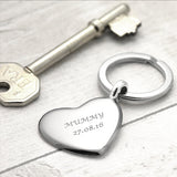 Sterling Silver Keyring - Heart